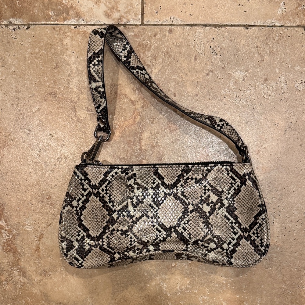 Snakeskin Pattern Shoulder Bag - JW PEI